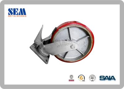 China 8 Inch Systems Scaffolding Pu Caster Iron Wheel C8p With Lock for sale
