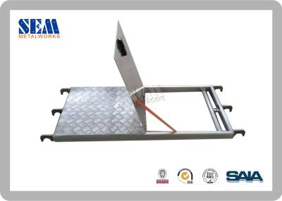 中国 構造のために電流を通されるのメートル サイズの O 鋼鉄板システム足場 販売のため