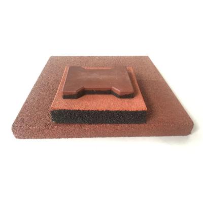 China Horse Floor Mats For Walkways Outdoor Rubber Brick Paver Playground Tiles Mat for sale