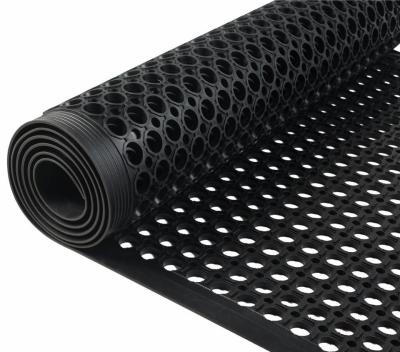 China Anti Fatigue Rubber Mats For Horse Exercisers Rubber Floor Mats With Holes for sale