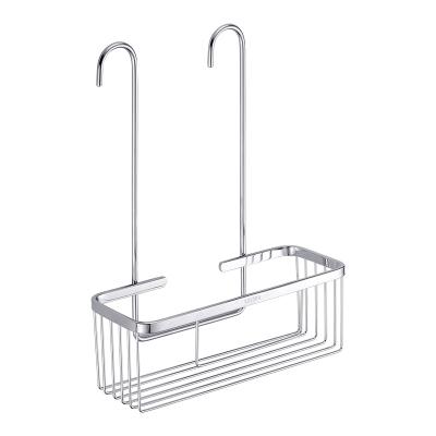 China Sustainable Shower Faucet Stainless Steel Hanging Basket Shower Rack Bathroom Hanging Basket for sale
