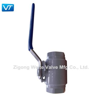 China 1/2 Inch 3000 PSI  Forged Steel Floating Ball Valve With Lever for sale