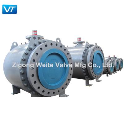 China Trunnion 300LB Ball Valve Bare Stem LF2 With Two Valve Seats for sale