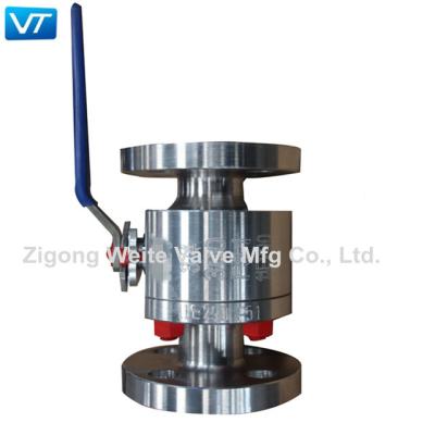 China API6D Stainless Steel Flanged Ball Valve Low Pressure CF3M Fire Safe Design Ball Valve for sale