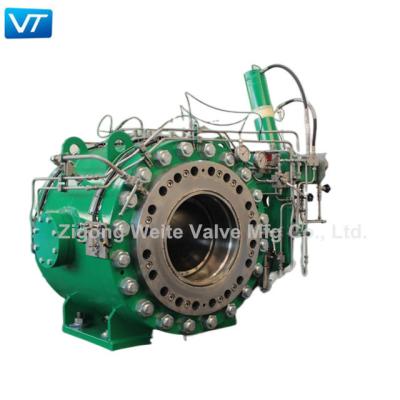 China Electric Actuator Big Ball Valve Trunnion Mounted Hydraulic Electric Operated for sale