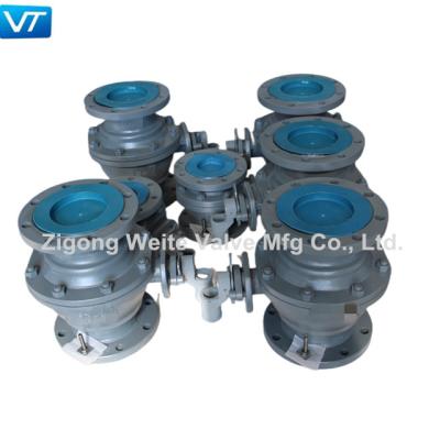 China Casting Steel WCB Floating Ball Valve Ball A105+ENP 6'' 150LB for sale