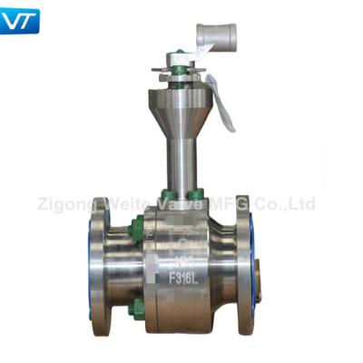 China F316L Body Ball Valve Flange Type Cryogenic Ball Valve 2'' 150LB for sale