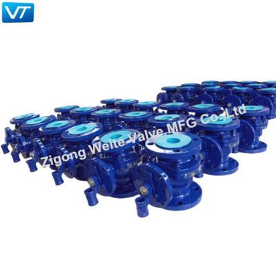 China OEM A Batch Of Floating Ball Valve Ball F316  Class 150 Blue color for sale