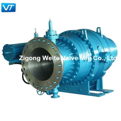 China TMBV Hydro Power Valves Large Size Ball Valve Soft Seal Metal Seal for sale