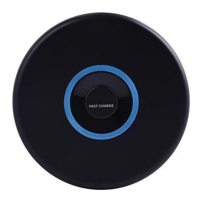 China New arrival fashional desgin round shape fast wireless charger 10W for sale