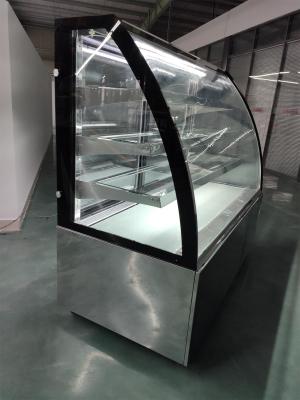 China Auto Defrost Bakery Display Showcase With Triple Easy-Cleaning Shelves for sale