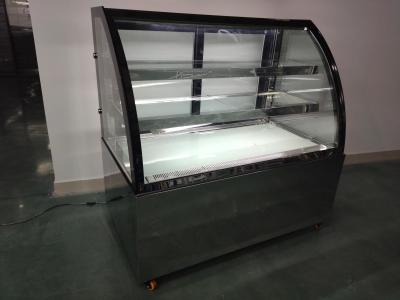 China Refrigerador de la exhibición de la panadería de los estantes ajustables 2PCS con el compresor de Secop en venta