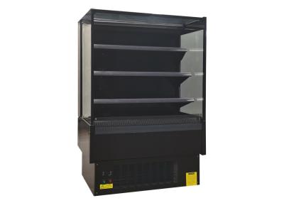 China SEMI Vertical Refrigerated Square Grab And Go Display Cooler R404a for sale