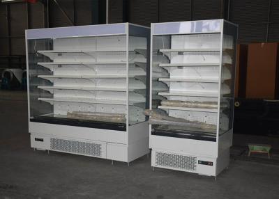China R290 Open Chiller Cabinet With Top CANOPY Height 2000mm Series Plug In Type for sale