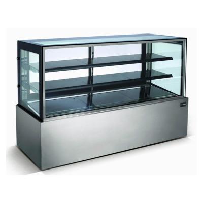 China Stainless Steel Refrigerated Bakery Display Case , Bakery Fridge Display for sale