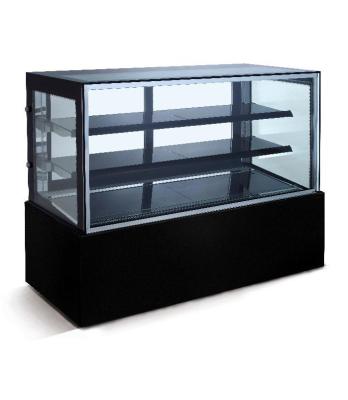 China Marble Base Refrigerated Bakery Display Case With LED Lights For Pastry And Cafe for sale