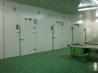China Conjunto modular da sala fria do armazenamento dos peixes da carne fresca com sistema rachado do compressor de Bitzer à venda