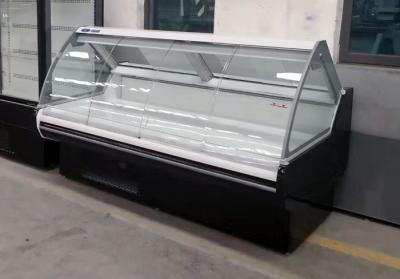 China Meat Deli Refrigerated Serve Over Display Counter Fridge For Restaurant for sale