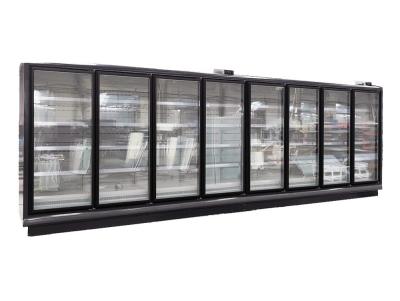 Китай Замораживатель дисплея супермаркета коммерчески, замораживатель двери Мултидек стеклянный для мороженого продается