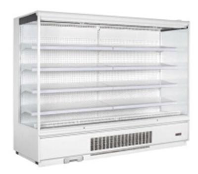 China Multideck Chiller Open Display For Chilled Foods With Digital Controller for sale