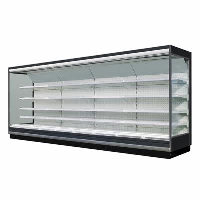 China 5 Adjustable Shelves Supermarket Refrigeration Equipment For Dairy And Food Merchandising for sale