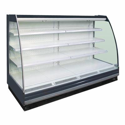 China Supermarket Multi Deck Open Display Fridge Dairy Display With Auto Defrosting for sale