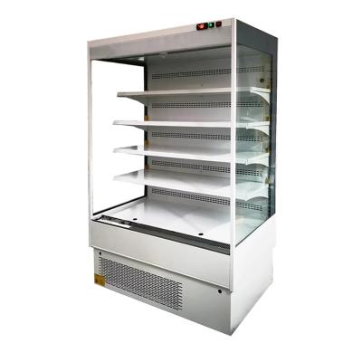 China Slim Portable Vegetable Open Display Fridge For Retail Store Small Size for sale