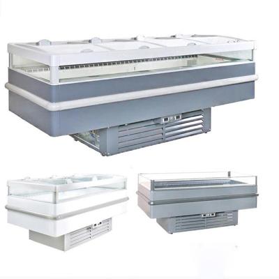 China Anti Fog Air Cooling Commercial Display Chest Freezer For Fast Food Restaurant for sale