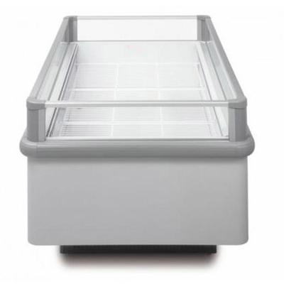 China Automatic Defrost Commercial Supermarket Island Freezer Air Cooling For Supermarket for sale