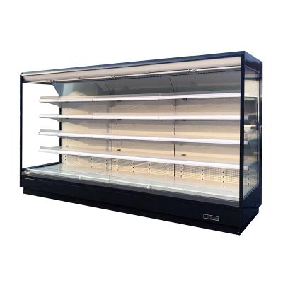 중국 찬 음식 전시 냉장고, 슈퍼마켓 진열장을 위한 열려있는 냉장고 판매용