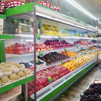 Chine Réfrigérateur ouvert d'affichage de fruits de mer et de viande fraîche avec l'unité à distance de Copeland Condesning à vendre