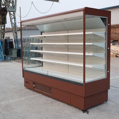 Chine Automatique dégivrez les marchandiseurs ouverts de rideau aérien d'étalage de verticale réfrigérée de coffret à vendre