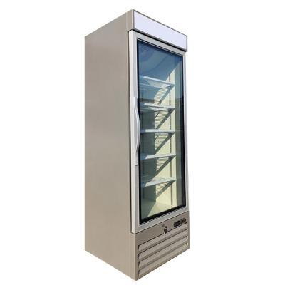 China Glass Front Upright Freezer / Glass Door Freezer Merchandiser Environmentally Friendly for sale