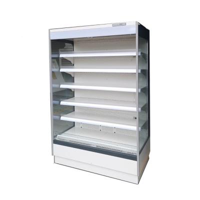 China Supermarket Open Display Chiller Open Upright Display Fridge Automatic Defrost for sale