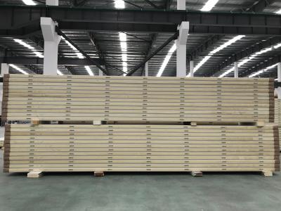 중국 냉장실 식품 저장실 75 밀리미터 두꺼운 캠 잠금 PU 패널 판매용