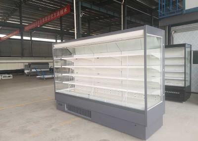 China O refrigerador aberto de Front Air Cooling Multideck Display automático degela à venda
