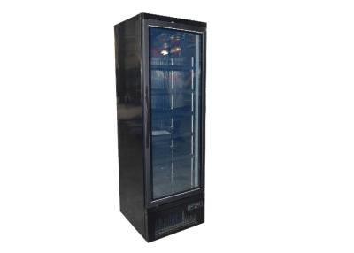 China Anti Fog Single Door Commercial Upright Freezer Dixell Thermostat for sale