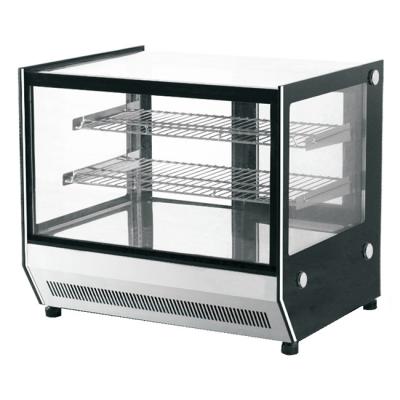 China Square R290 Refrigerated Bakery Display Case With Sliding Glass for sale