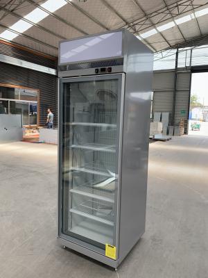China Commercial Bottle Beverage Refrigerator With One Swing Glass Door for sale