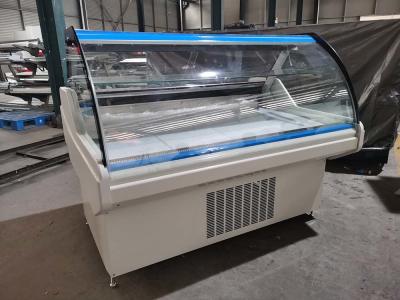 China R404a que la carne fresca automática descongela tienda de delicatessen exhiben un enfriamiento más fresco de la fan en venta