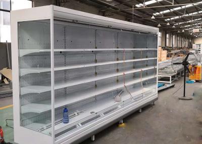 China Refrigerador remoto ahorro de energía 5pcs de descongelación auto de R448a Multideck encima del estante en venta