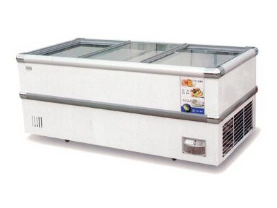 China R290 Supermarket Island Freezer For Chicken Manual Defrosting for sale