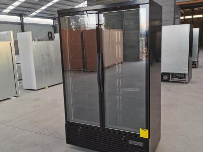 China 110V 60HZ 2 Door Vertical Upright Beer Cooler Beverage Air Cooling for sale