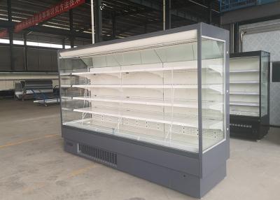 China Refrigerador abierto R290 de la exhibición de la bebida del supermercado con del enchufar el compresor de Embraco en venta