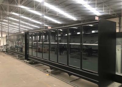 China Gabinete de cristal vertical de las puertas de Multideck del supermercado para los productos congelados en venta