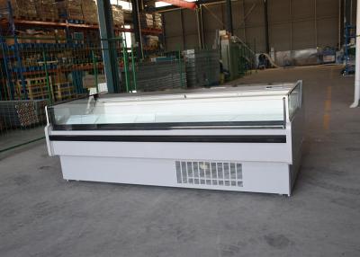 China Open Top Self Service Counter Fresh Meat Chiller R290 Air Cooling for sale