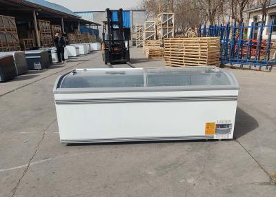 China Commerical Island Chest Display Freezer Auto Defrost 2.1m for sale