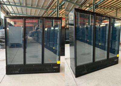 China Congeladores de vidro triplos do especialista das técnicas mercantís da porta com o motor de fã do EC à venda