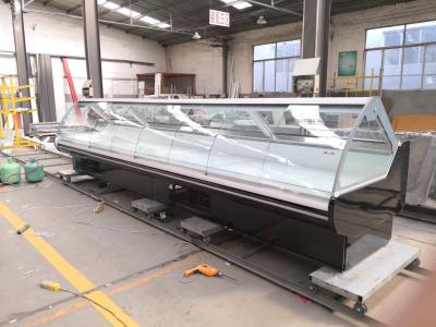 China Butcher Horizontal Display Cooler With Digital Temperature Controller for sale