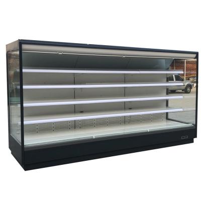 China Vertical Multideck Open Display Chiller for Supermarket with 5 Layers Adjustable Shelving for Drinks for sale